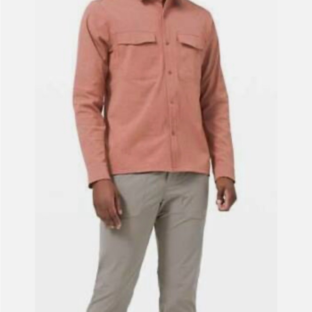 LULULEMON Men's Airing Easy Long Sleeve Overshirt Vent Light Shirt Top Med M